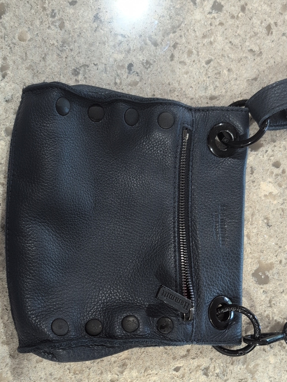 Hammit Tony Small In Navy Blue With Black Rivets - Picture 2 of 7